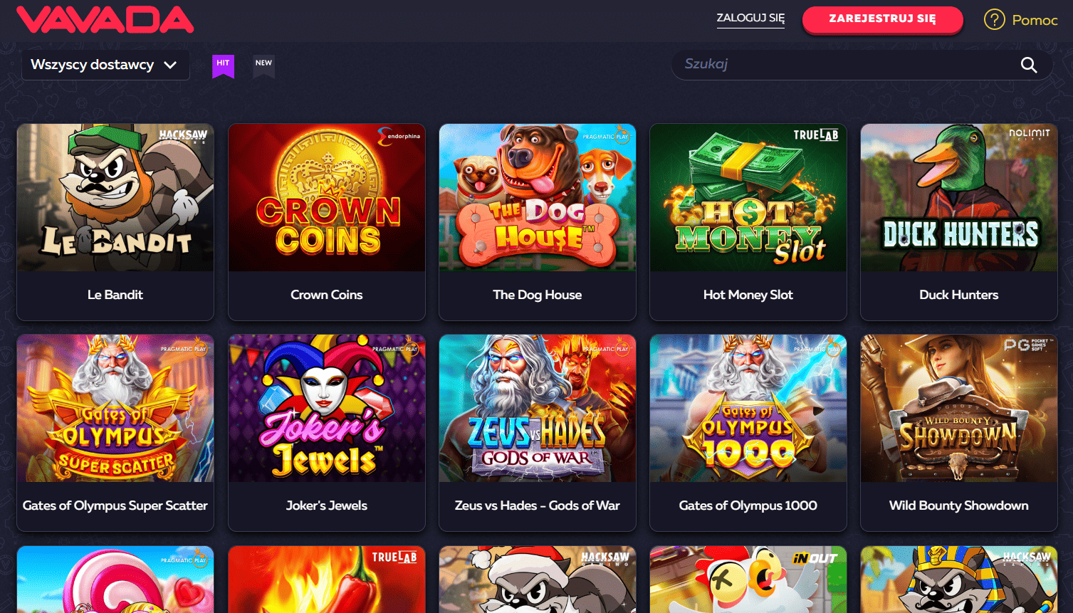 Automaty i gry stołowe w Vavada Casino – kasyno online Polska